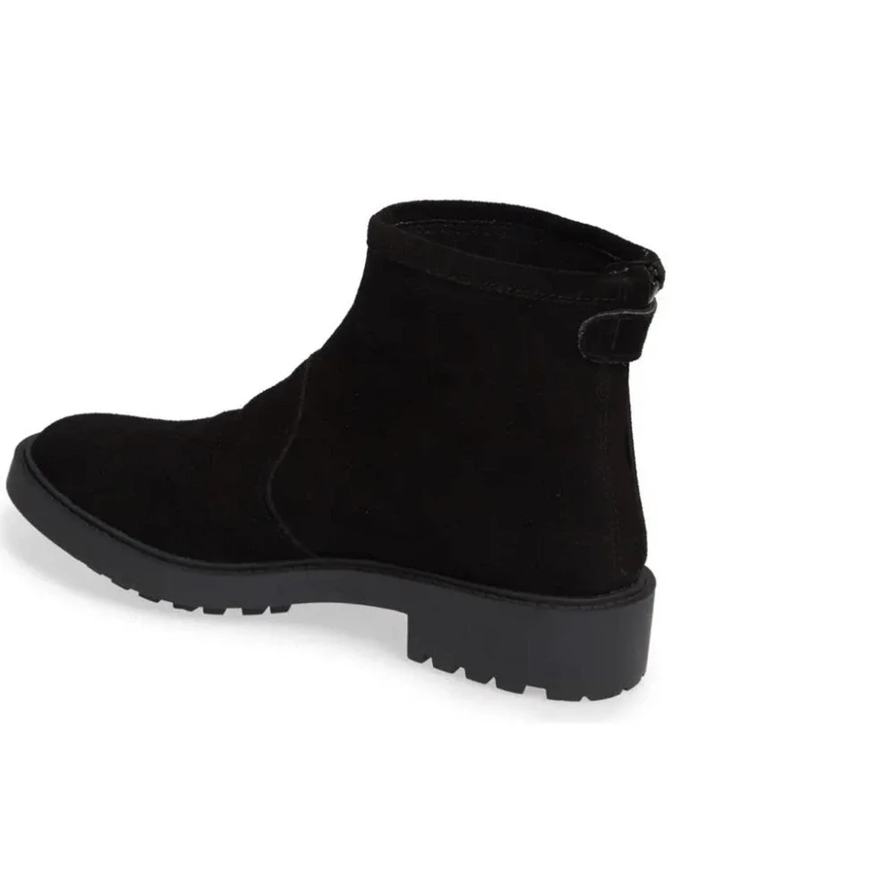 𝅺LINEA Paolo Suede Tanzi Bootie 7.5 New Without Box - Picture 3 of 12